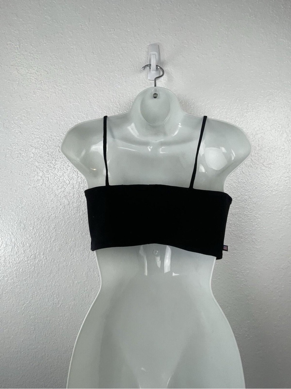 Ralph Lauren Polo Jeans RARE Y2K Cotton Twill Crop Top Bralette - M - Picture 3 of 5